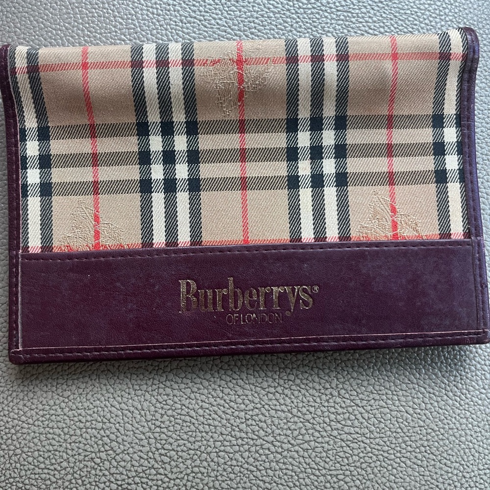 Vintage Burberrys Nova Check Agenda